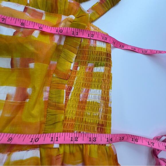 NWT Marie Oliver Prima Linen & Silk-Blend Maxi Dress Sz S - Picture 10 of 11